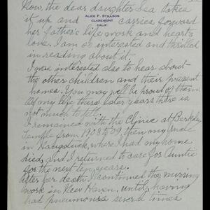 a page of handwritten text