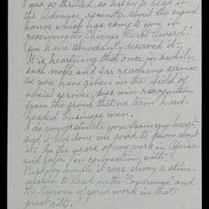 a page of handwritten text
