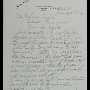 a page of handwritten text