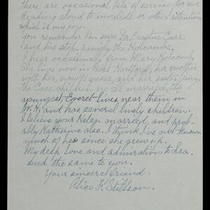 a page of handwritten text