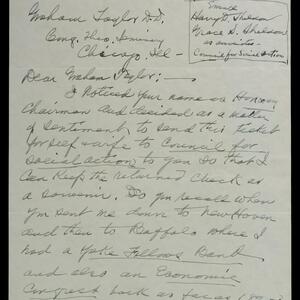 a page of handwritten text