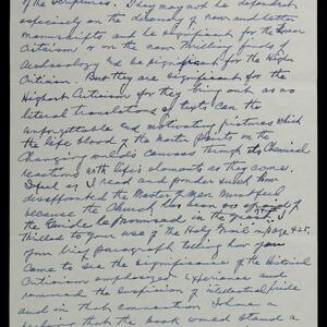 a page of handwritten text
