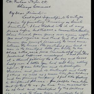a page of handwritten text