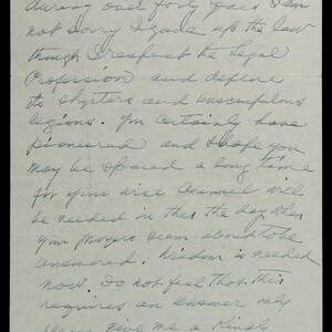 a page of handwritten text