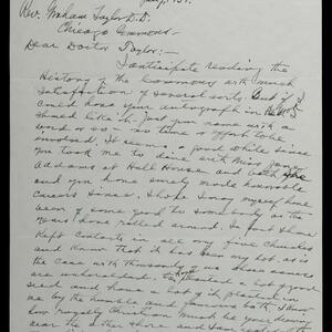 a page of handwritten text
