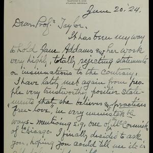 a page of handwritten text