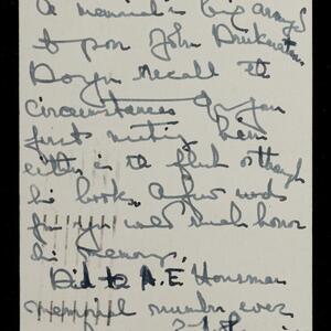 a page of handwritten text