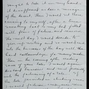 a page of handwritten text