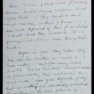 a page of handwritten text
