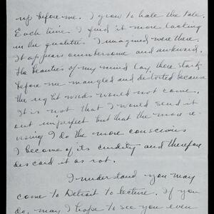 a page of handwritten text