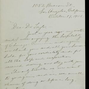 a page of handwritten text