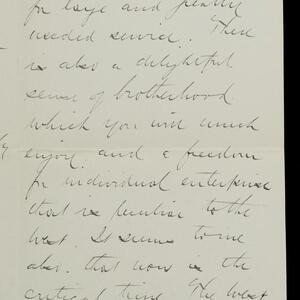 a page of handwritten text