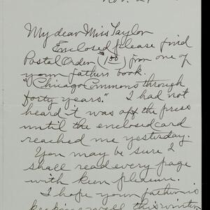 a page of handwritten text