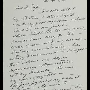a page of handwritten text