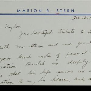 a page of handwritten text