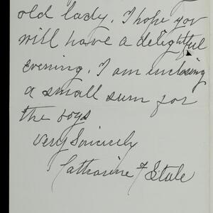 a page of handwritten text