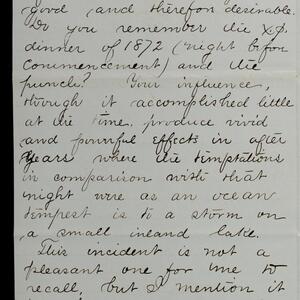 a page of handwritten text