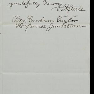 a page of handwritten text