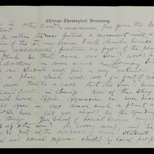 a page of handwritten text