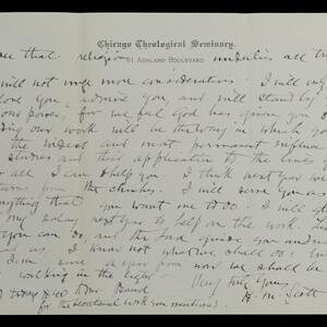 a page of handwritten text