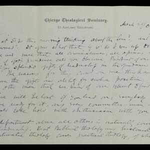 a page of handwritten text