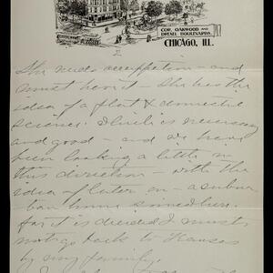 a page of handwritten text
