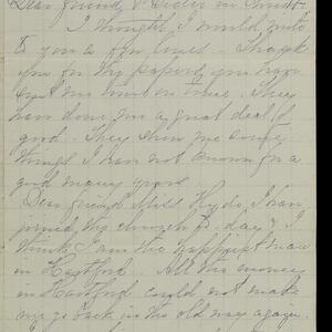 a page of handwritten text