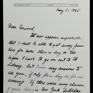 a page of handwritten text