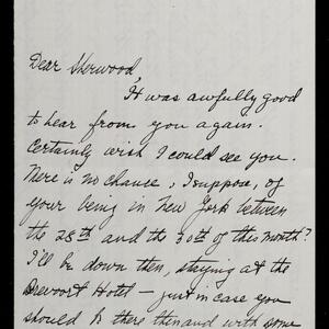 a page of handwritten text