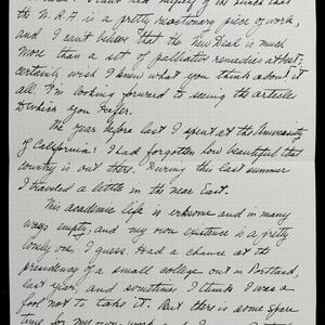 a page of handwritten text