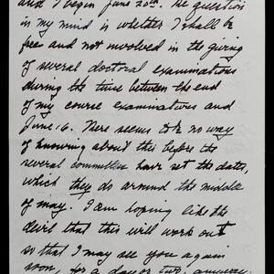 a page of handwritten text