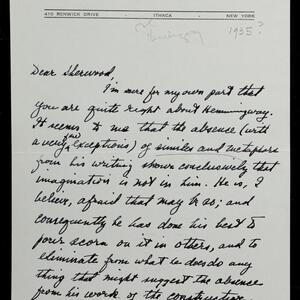 a page of handwritten text