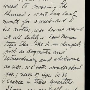 a page of handwritten text