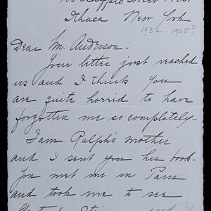 a page of handwritten text