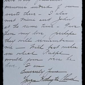 a page of handwritten text