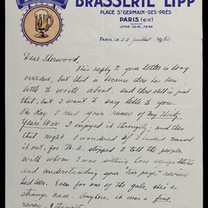 a page of handwritten text