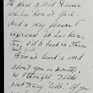 a page of handwritten text
