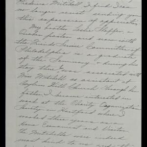 a page of handwritten text