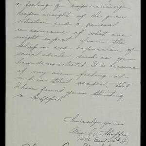 a page of handwritten text