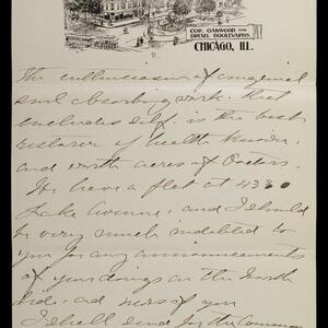 a page of handwritten text