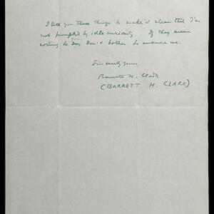 a page of handwritten text