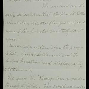 a page of handwritten text