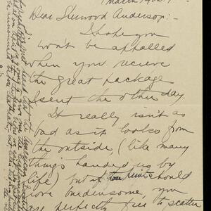 a page of handwritten text