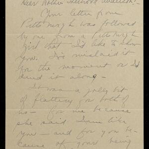 a page of handwritten text