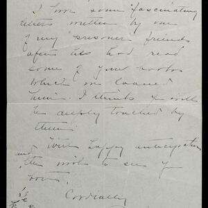 a page of handwritten text