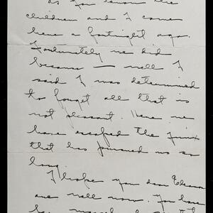 a page of handwritten text
