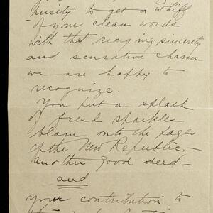 a page of handwritten text