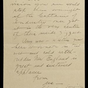 a page of handwritten text