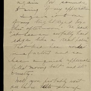 a page of handwritten text