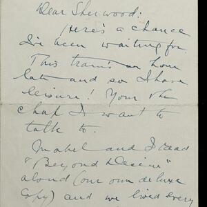 a page of handwritten text